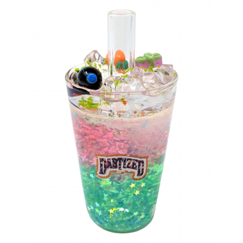 Bottoms Up Shot Cup Glass Hand Pipe